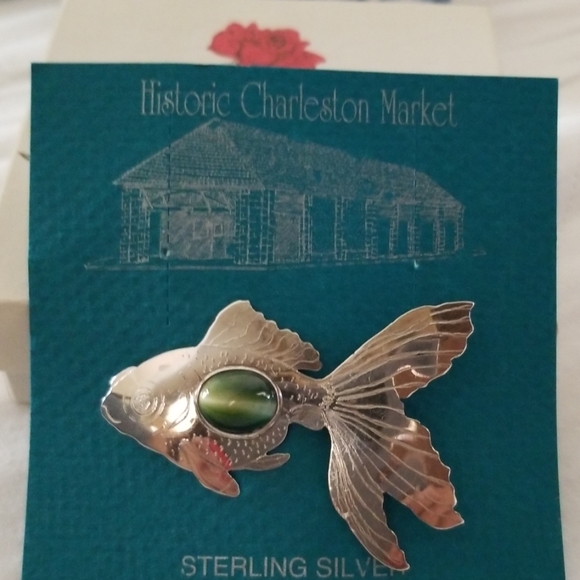 Historic Charleston Market Koi Sterling Silver - Picture 5 of 5